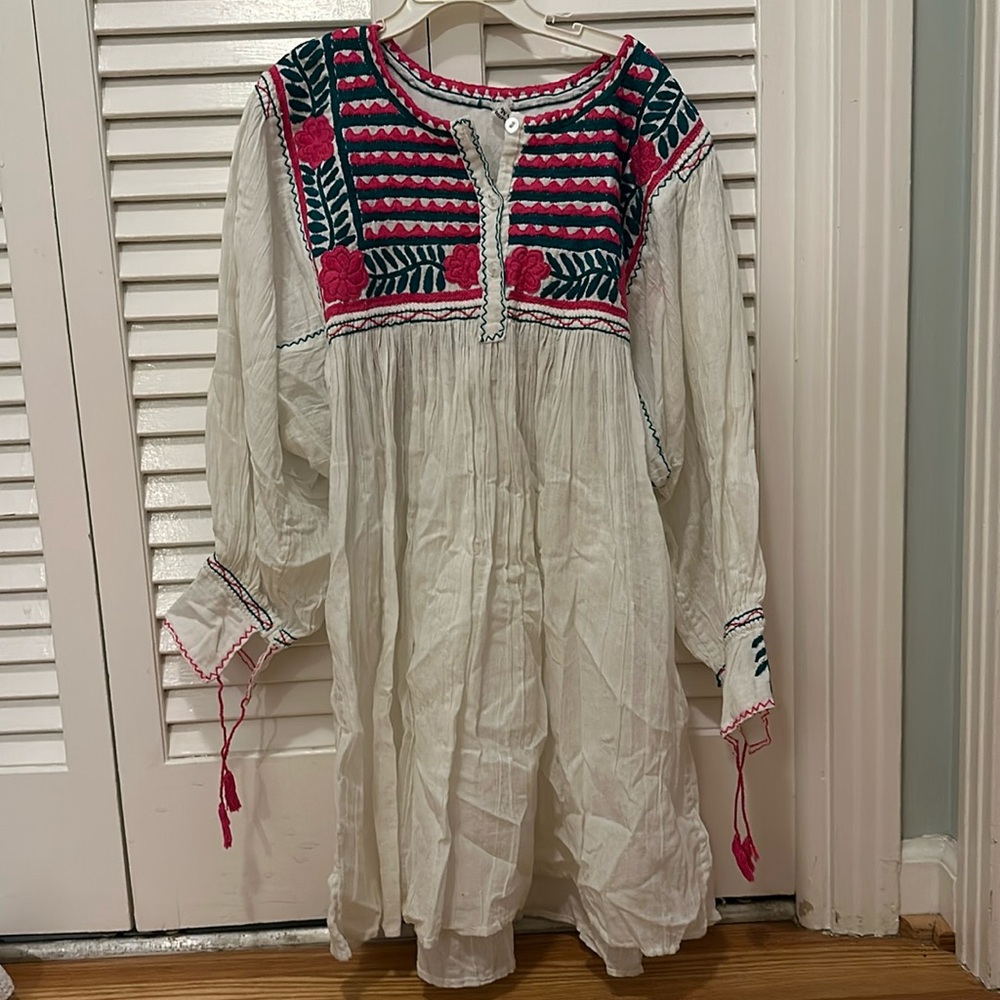Mexican Embroidered Blouse